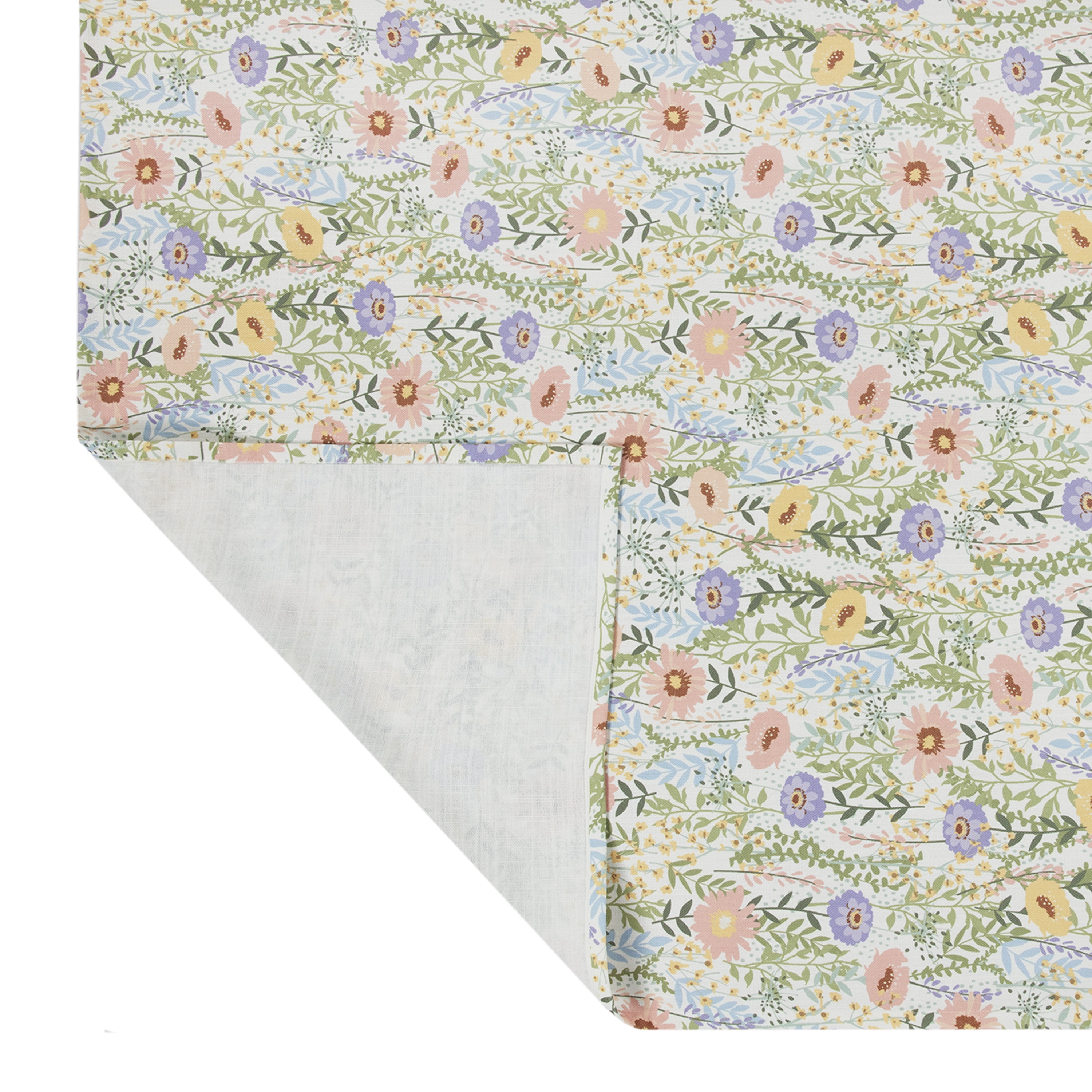 Easter Floral 60" x 84" Tablecloth - 100% Cotton, Multi-color