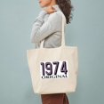 thumbnail image 4 of CafePress - 1974 Original Tote Bag - Unisex Canvas Tote Bag, Beige, 1-Piece, 4 of 8