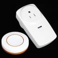 thumbnail image 1 of Remote Control Outlet, Durable Wireless Socket, 2-Way Office For Home Appliance Orange Remote Control US Plug 250V, 1 of 8