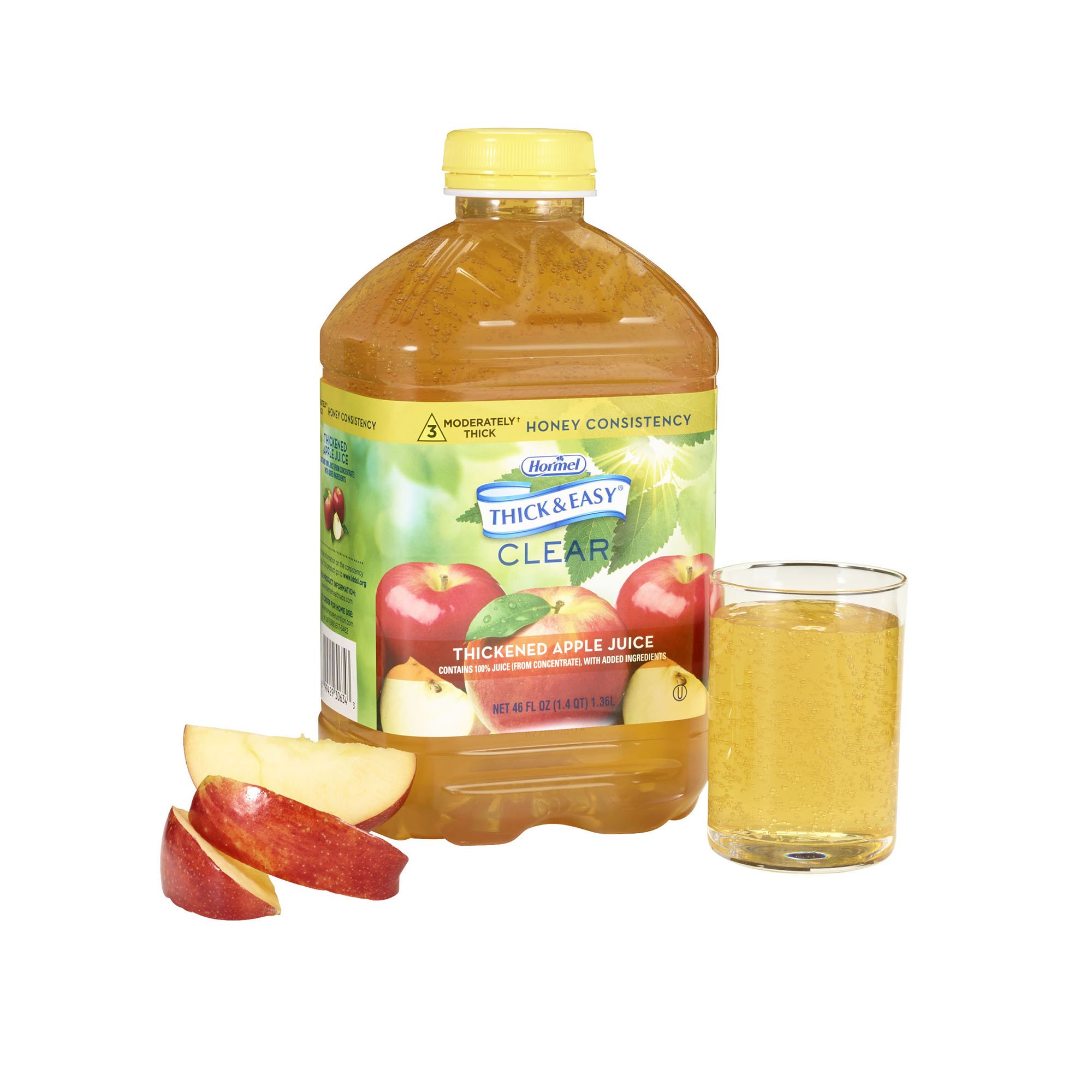 Thick & Easy Thickened Beverage Apple 46 oz. Bottle 6 Ct