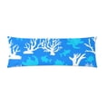 thumbnail image 2 of YUSDECOR Color Corals Body Pillow Pillowcase Pillow Protector Cushion Cover 20x60 Inch, 2 of 2