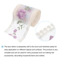 thumbnail image 4 of Lace Trim 5 Yards 3.5 Inch Flower Lace Ribbons for Craft Package Decoration Wedding Headbands Multi color, 4 of 5