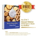 thumbnail image 7 of Mini-Donuts Maker, Mini-Pie and Quiche Maker, Taiyaki Maker  3 in 1 Three Slices Detachable Dessert Maker by StarBlue  White AC 110-120V 50/60Hz 700-800W, 7 of 7