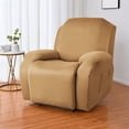 thumbnail image 1 of Housse Extensible pour Fauteuil Inclinable 2024 Housse de Canapé Simple Protecteur de Meubles Élastique Violet 1 Place, 1 of 8