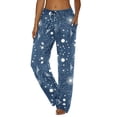 thumbnail image 2 of Ekouaer Women Pajama Pants Comfy Pj Bottom with Pockets Stretch Plaid Sleepwear, 2 of 5