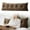 Brown, variant on Bed Rest Reading Pillow with Lumbar Support - Large Rectangular Headboard Bolster for Sitting Up in Bed, Dorm Room Backrest Cushion for Twin Bed, Daybed, and Sofa Use