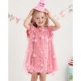 thumbnail image 2 of Vestido Kucnuzki para niña pequeña, tutú con volantes, rosa hada, 2T-3T, 2 of 6