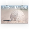 thumbnail image 2 of Stone Harbor, New Jersey, Sand Dollar on Beach (16x24 Giclee Gallery Art Print, Vivid Textured Wall Decor), 2 of 3