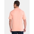 thumbnail image 3 of George Men's and Big Men's Sunwashed Cotton Polo Shirt with Short Sleeves, Sizes S-3XL, 3 of 5