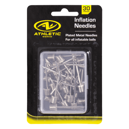 Ball Inflation Needles - Athletic Works 30PK Inflation Needles