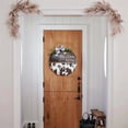 thumbnail image 4 of Front Door Decorative Signage, Tyeign Farm Door Hanger Cattle Welcome Numbers Home Decor Numbers Decorative Front Door Sign Decorative Door Signs for Home Hanging Decor Indoor, Door Sign Decor Black, 4 of 7