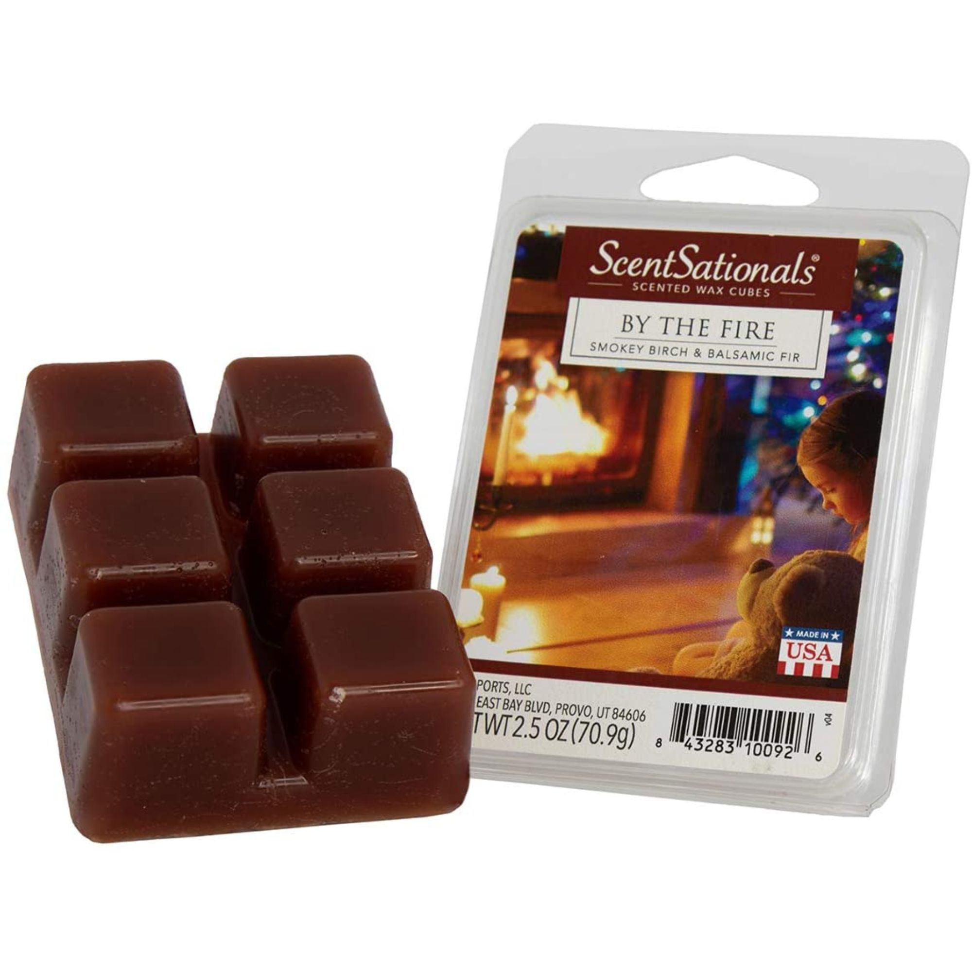 Scentsationals By the Fire 2.5 oz Scented Fragrant Wax Melts 4 Pack