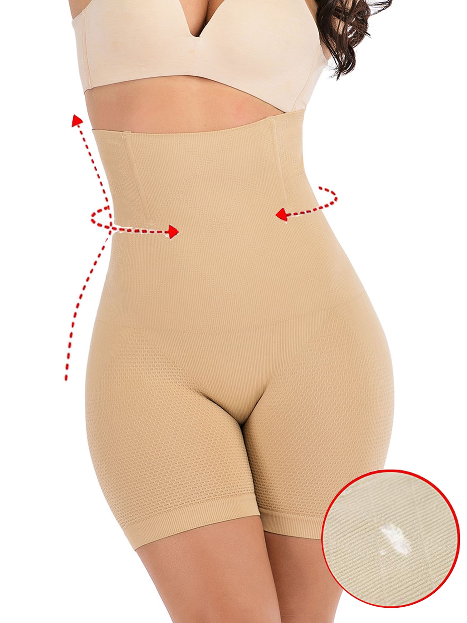 REYEOGO V Neck Bra Bodysuit Shapewear for Women Tummy Control Waist Trainer  Full Body Shaper Butt Lifter Briefs Jumpsuit Tops: Buy Online at Best