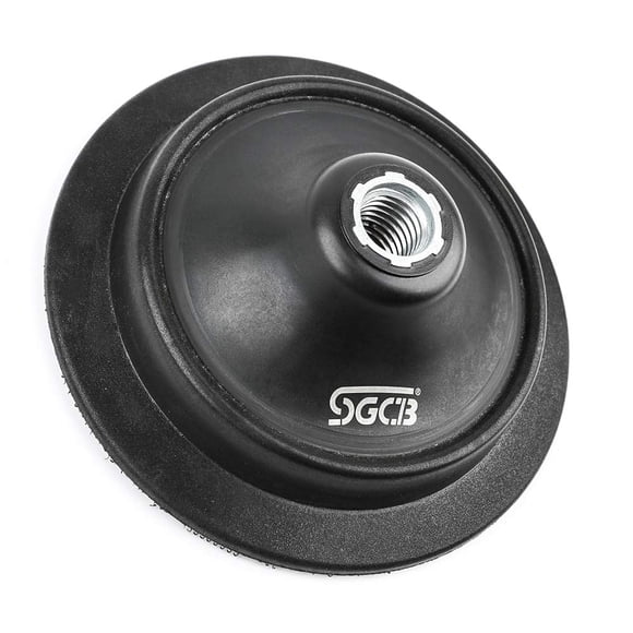 SGCB Plaque de Support Flexible Rotative 5” RO, Filetage 5/8” Face Cerceau Pad en PU Doux Utilisé sur Polisseuse Rotative pour Ponçage Polissage Polissage Finition