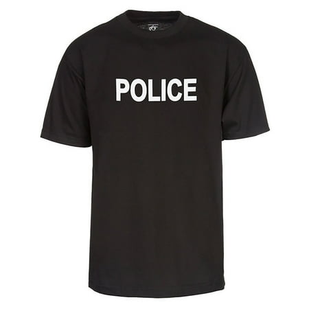 Police Law Enforcement Black T-Shirt
