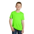 thumbnail image 1 of Sport-Tek YST450 Youth PosiCharge Competitor Cotton Touch Tee, Neon Green, L, 1 of 1