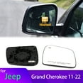 thumbnail image 2 of Rear View Rearview Mirror Glass Door Wing Mirrors Heated Side Mirror Glass for Jeep Grand Cherokee 2011-2022 1pc Left, 2 of 6
