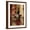 Brown Frame, variant on Art.com Graffiti and Wine II Art Print, 12" x 16"