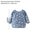 thumbnail image 2 of Vestido de la comida del bebé, delantal del niño, la chaqueta del niño, style5, 2 of 5
