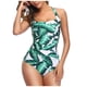 thumbnail image 1 of YUEHAO Trajes de baño para mujer Traje de baño de una pieza Push Up Acolchado Bikini Traje de baño Monokini (Verde XL), 1 of 8