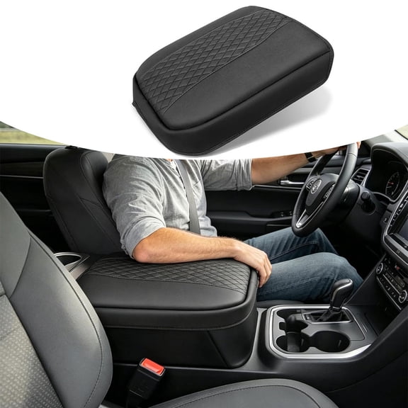 JJMY Center Armrest Cover for 2019-2026 Chevy Silverado GMC & Sierra 1500 Accessories