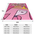 thumbnail image 3 of Adventure Time Jake the Dog Fleece Throw Blankets, Super Soft Flannel Cozy Blankets for Adults, Washable Lightweight Blanket for Couch Sofa Bed Office, Warm Plush Blankets, 3 of 8