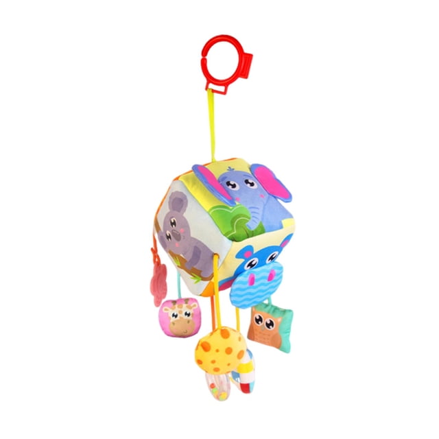 Lipstore Nursery Crib Mobile Pull String Activity Toy for Baby Shower Travel Style B