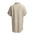 thumbnail image 2 of 2026 New Women Swimsuit Coverup Swimwear Dress Shirt Button Down Beachwear Bathing Suit Cover Up, Beach Vacation Outfits(Khaki,L), 2 of 5