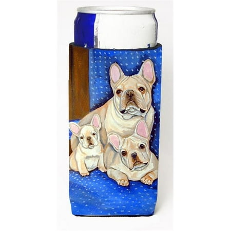 

French Bulldog Mommas Love Michelob Ultra bottle sleeve for Slim Can