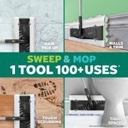 Swiffer Sweep and Mop Deluxe 2-in-1 Floor Mopping & Sweeping Kit, 1 Device, 5 Sweep + 3 Mop Refills