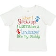 thumbnail image 3 of Inktastic Landscaper like Daddy Boys or Girls Toddler T-Shirt, 3 of 5