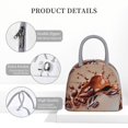 thumbnail image 4 of Disketp Coffee Beans Chocolate Splash Bolsa Térmica para Almuerzo, Lonchera con Abertura Amplia y Gran Capacidad, Organizador Reutilizable para Mujeres, Hombres y Adultos, 4 of 6