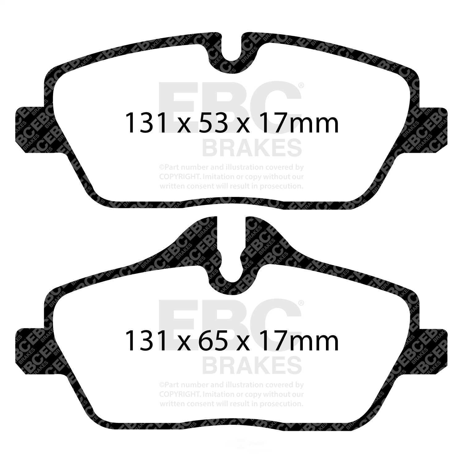 UD1308/ EBC OE Brake Pads