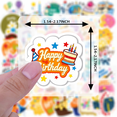 thumbnail image 4 of 35pcs Colorful Stickers Birthday Stickers Cartoon Stickers Celebration Stickers for Laptops Notebooks Suitcases, 4 of 9