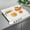 old white, variant on Autrinix Wooden Stove Cover, Eco-Friendly Pine Wood Noodle Board with Antique Finish, Versatile Tray for Food Prep, Stovetop Protector, and Extra Storage Space