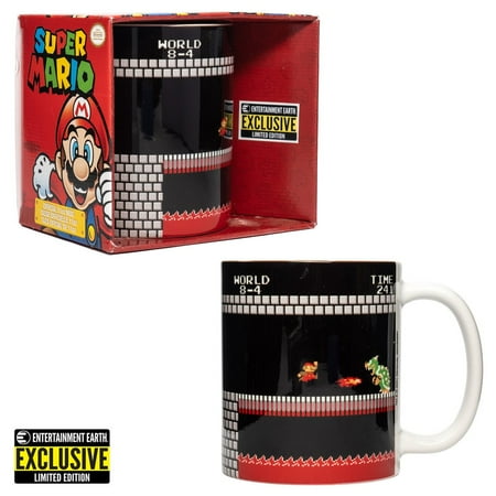

Super Mario Bros. World 8-4 11 oz. Coffee Mug Entertainment Earth Exclusive- Nintendo