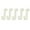 White, variant on Homerr Door Hook Small Door Hook 5Pcs Over The Door Hooks Punch free Installation Z Shape Heavy Duty Carbon Steel Metal Hook for Kitchen Cabinet