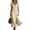 Beige, variant on YuXingFu Womens Cotton Dresses with Sleeves Maxi V-Neck Plus Size Womens Dress Short Sleeve Solid Color Slim Fit Long Casual Summer Purple S