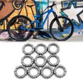 thumbnail image 2 of Unique Bargains 10pcs Steel 18mm Inner Dia 9 Balls Bike Axle Wheel Ball Bearing Cage Retainer, 2 of 4
