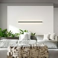 thumbnail image 4 of Outdoor Wall Light LED Long Wall Sconce Waterproof Black Modern Outdoor Lights 3000k  Exterior Light Fixture For Porch Light Patio Front Door Yard Garden Villa Living Room (100cm Warm Light ）, 4 of 9