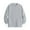 Gray, variant on Hrsba Men's Pullover Sweaters Crewneck Long Sleeve Solid Color Patterned Thick Cable Knit Sweater Men Fall Winter Fleece Base Layer Knitwear