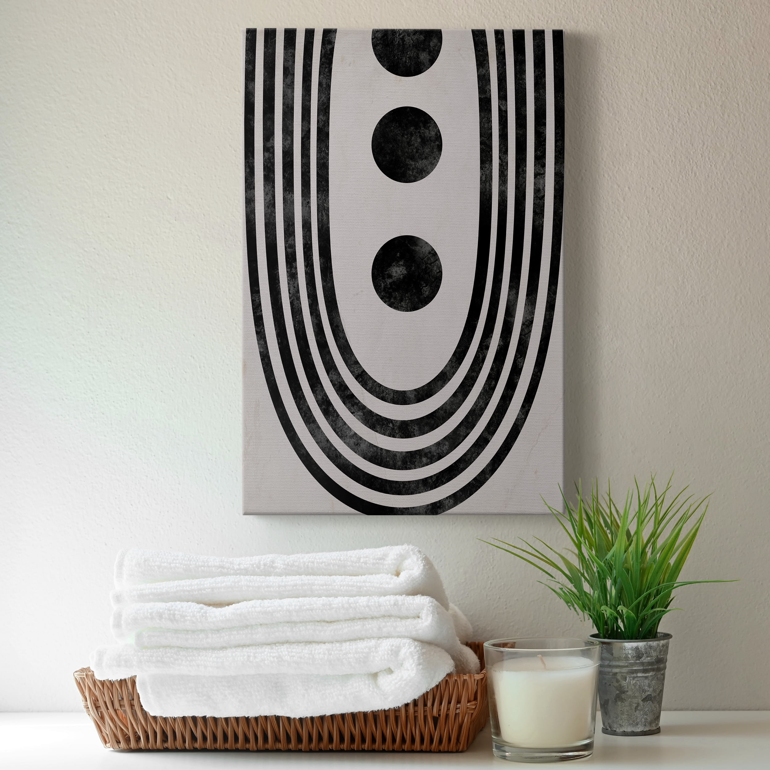 Tubular Abstract II Premium Gallery Wrapped Canvas - Ready to Hang - 18 x 27