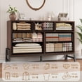 thumbnail image 7 of EastVita 7 Dresser for Bedroom Freestanding 52 in Wide Drawer Dresser with Storage Wooden Closet Storage Chest for Living Room Bedroom Entryway Brown, 7 of 7