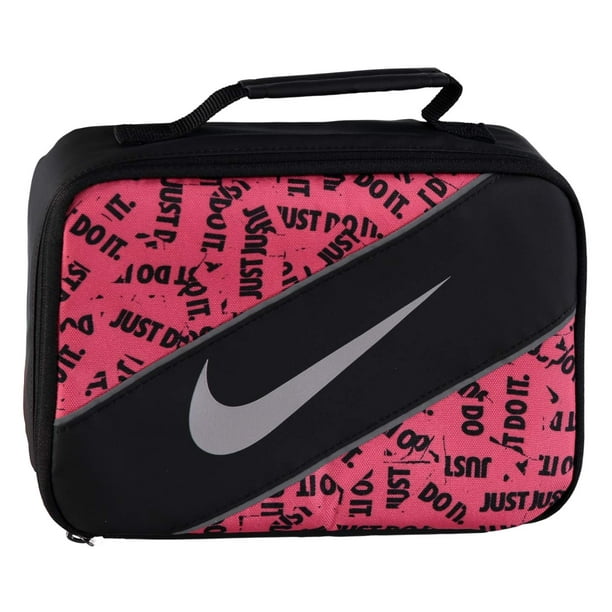 hot pink nike lunch box