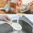 thumbnail image 4 of 4 Pieces Fish Scaler Brush Easily Remove Fish Scales Plastic Fish Scales Graters Scraper Practical Handle Design, 4 of 7