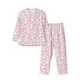 thumbnail image 1 of Balery Cute Rabbit Pijama para Hombre de Dos Piezas con Manga Larga, Conjunto de Dormir y Descanso Suave con Bolsillos-X-Large, 1 of 7