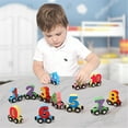 thumbnail image 4 of DPTALR Early Education To Learn Numbers And Letters Magnetic Train Puzzle Wooden Toy Car, 4 of 8