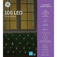 thumbnail image 5 of GE 100 LED Energy Smart Random Sparkle Warm White Net Lights 5' x 4' Indoor/Outdoor Holiday Lighting Decoration 20 Sq.Ft (Green Wire), 5 of 6