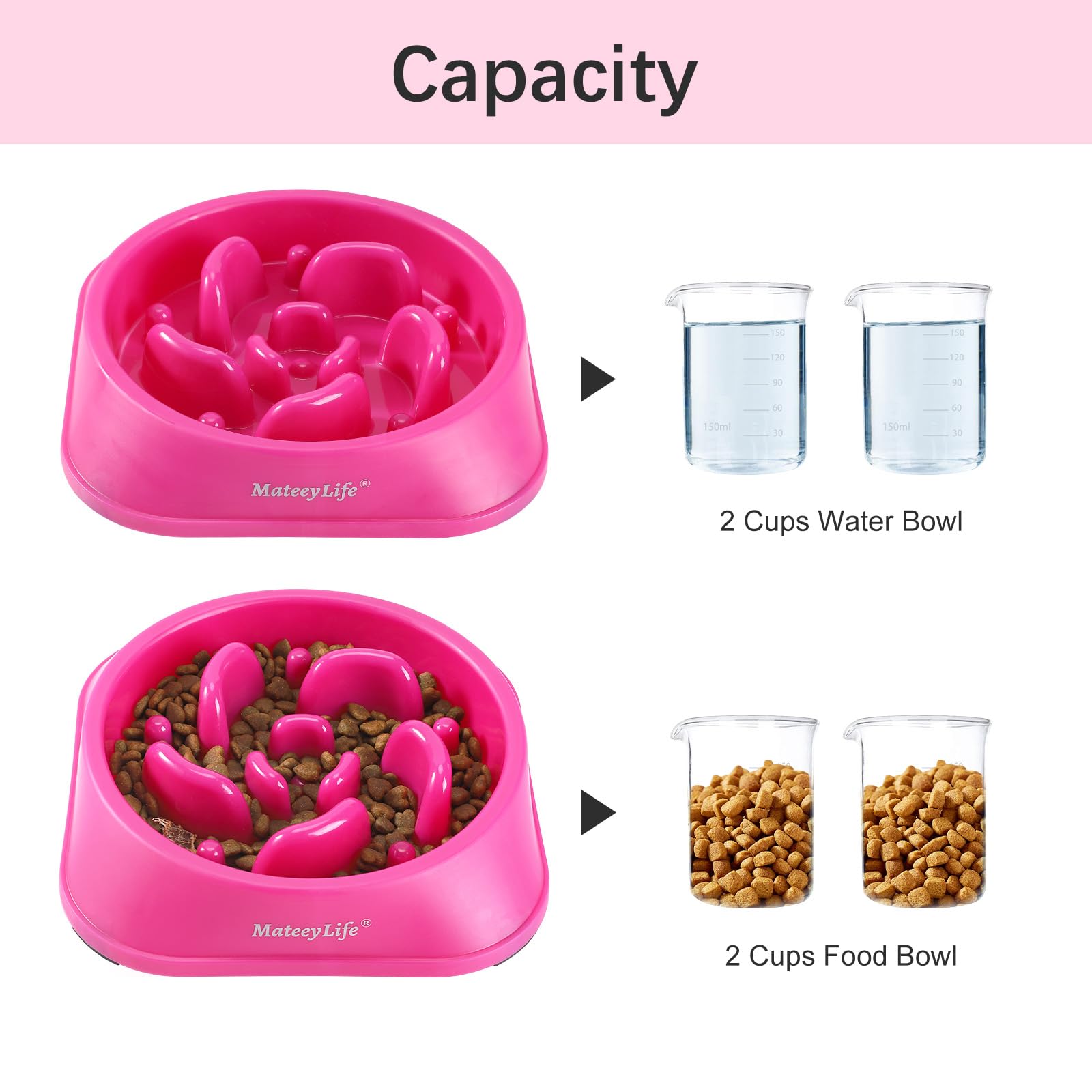MateeyLife Slow Feeder Dog Bowl Maze Puzzle photo 5