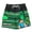 Green / black, variant on Minecraft Creeper Zombie Steve UPF 50+ Swim Trunks Little Kid to Big Kid